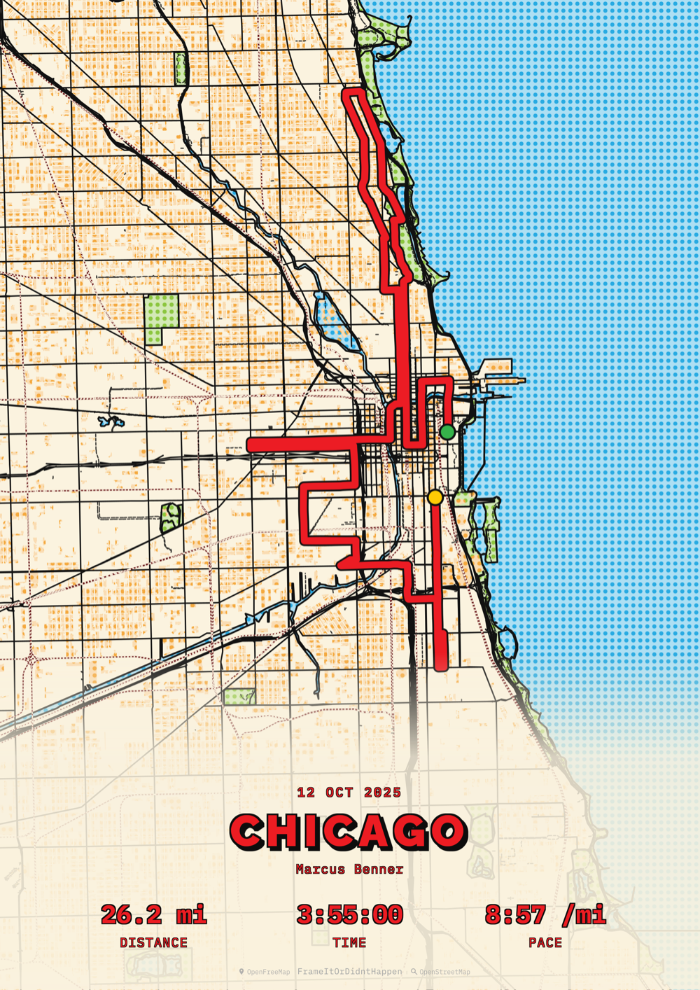Comic filter route poster