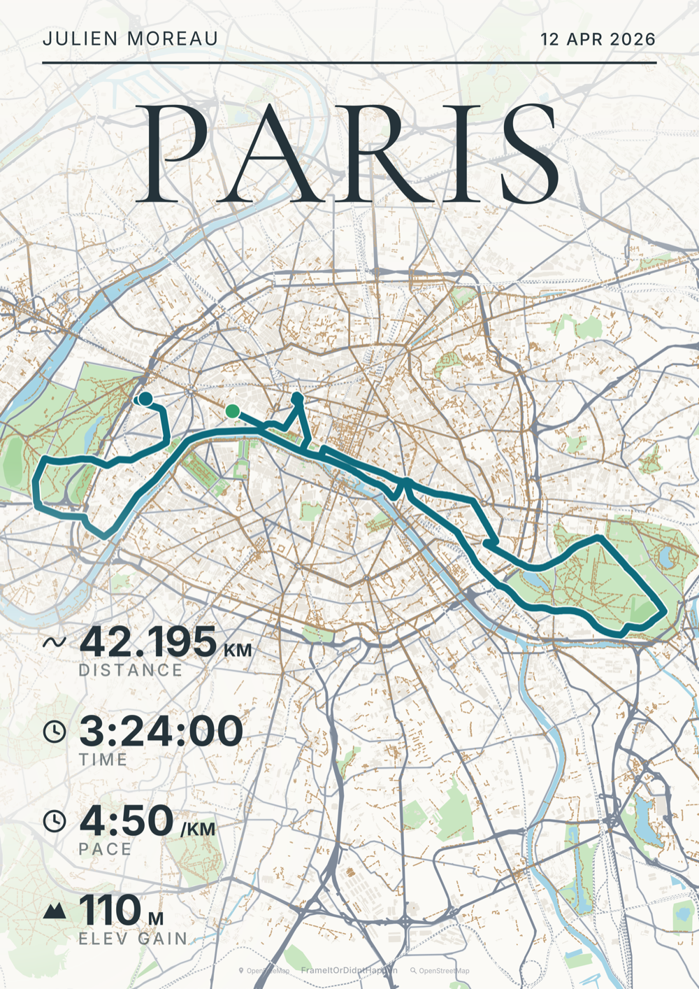 Meridian filter route poster