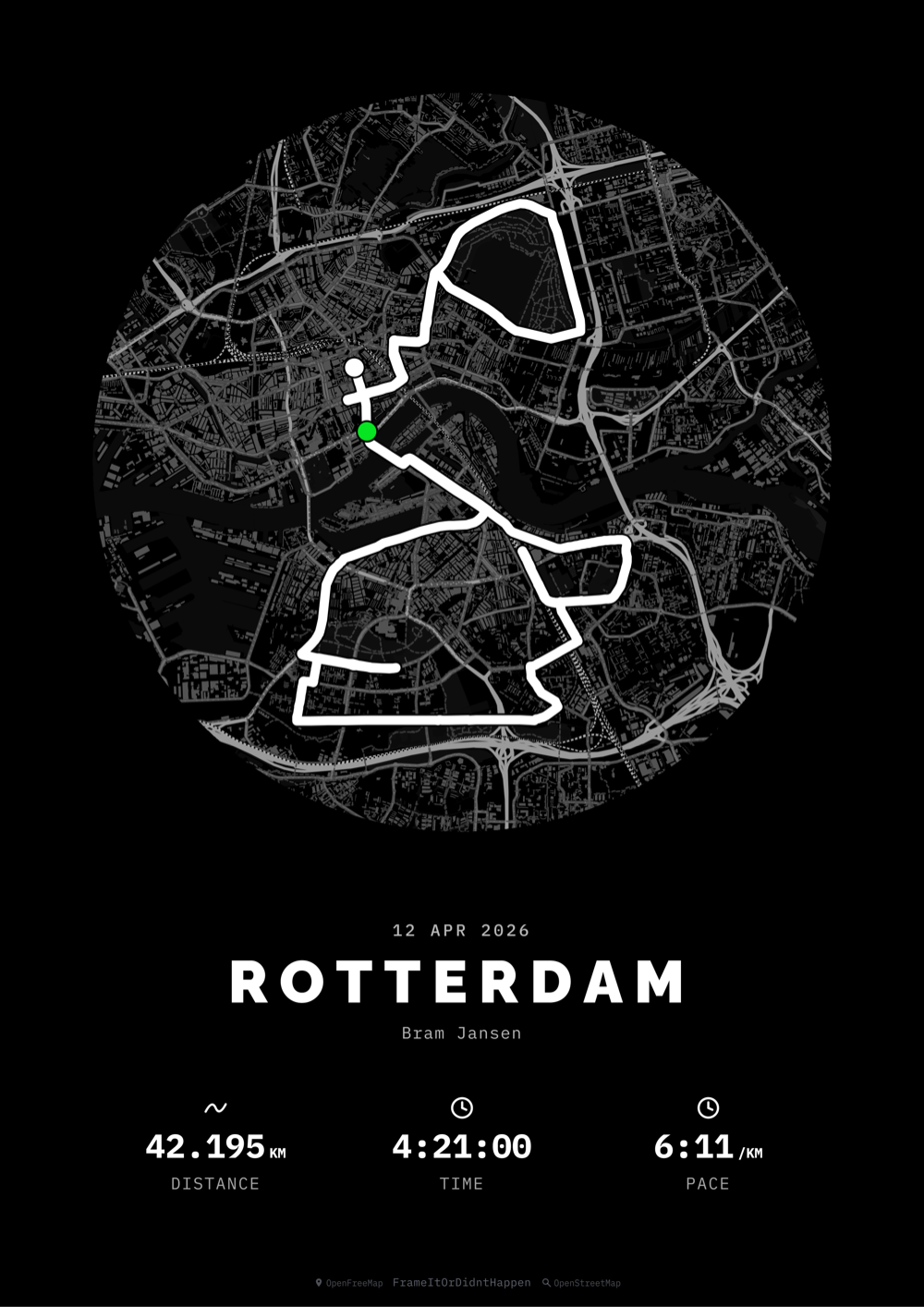 Noir filter route poster