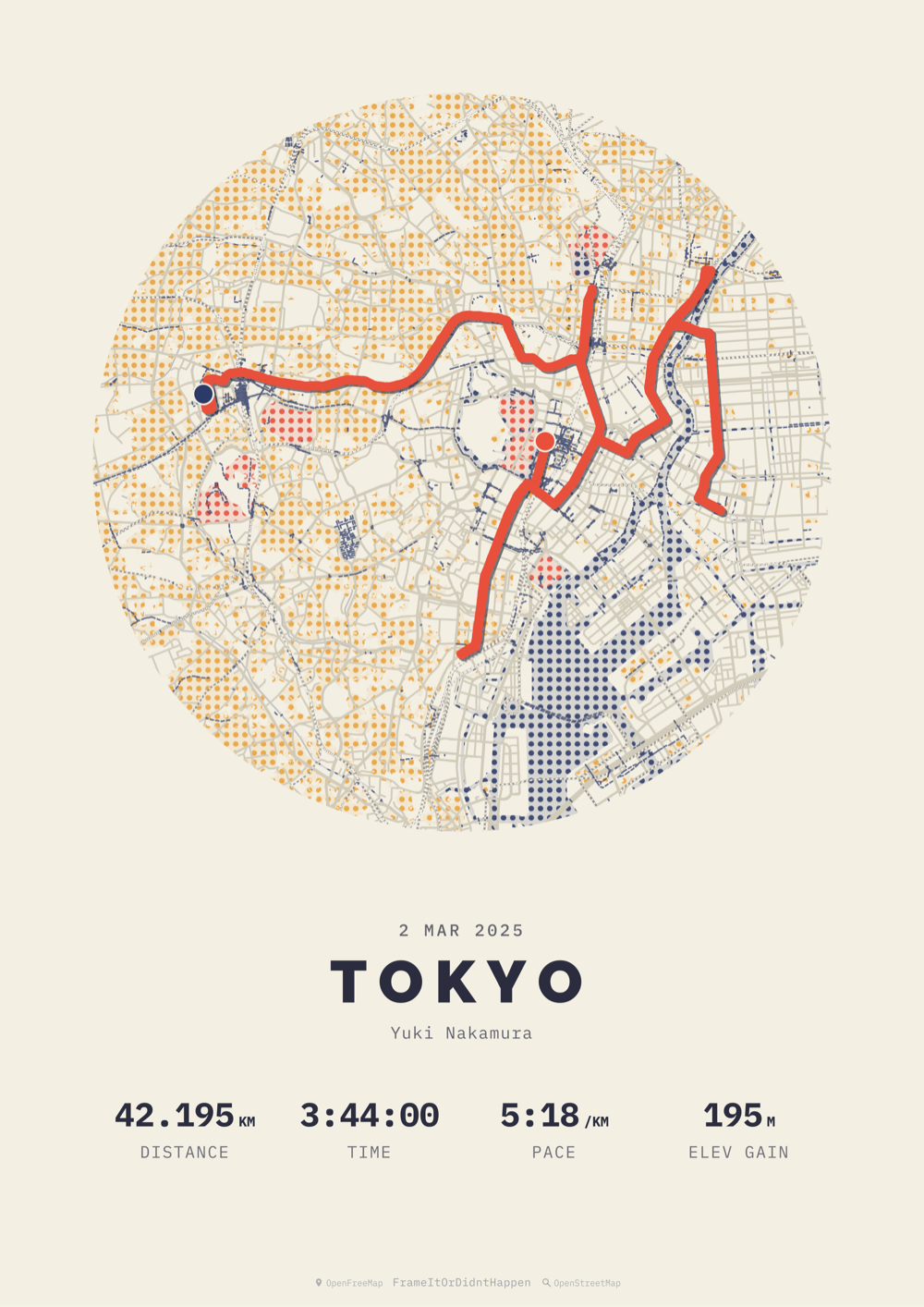 Riso filter route poster