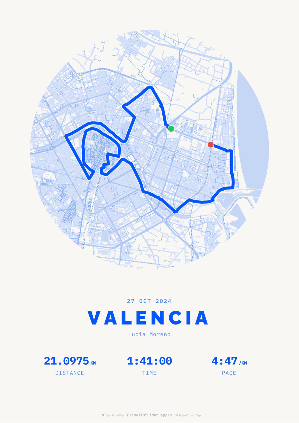 Signal Blue filter route poster